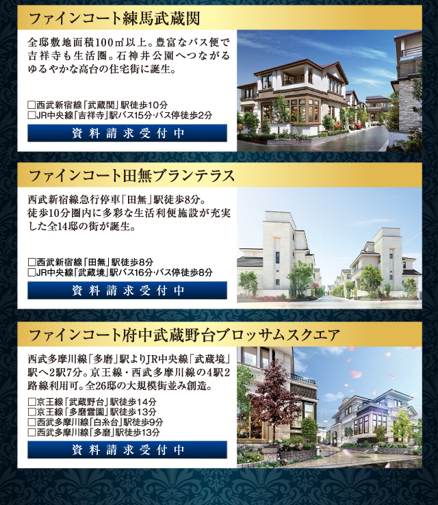 「三井の戸建 ファインコート」物件ご紹介