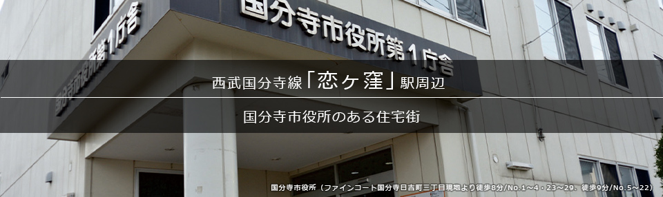 「恋ヶ窪」駅周辺