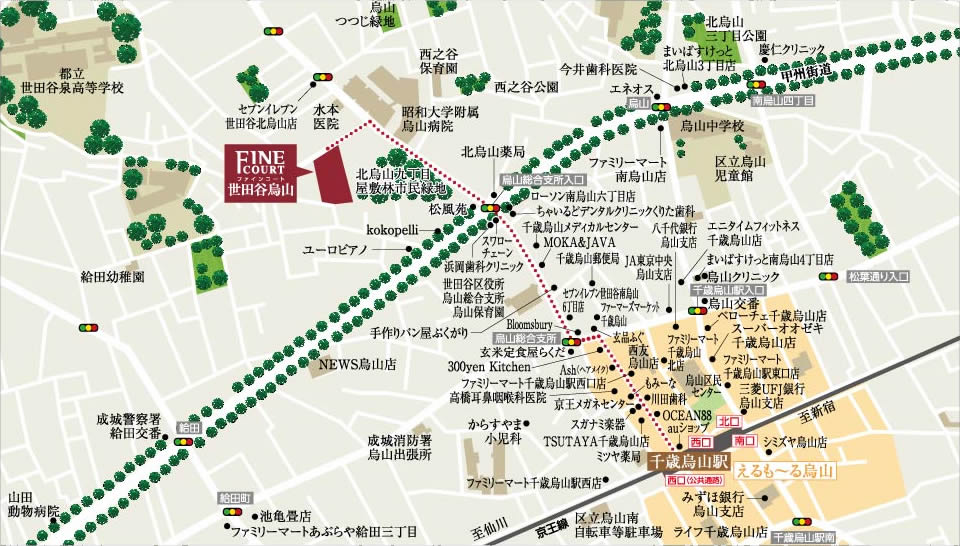 現地周辺