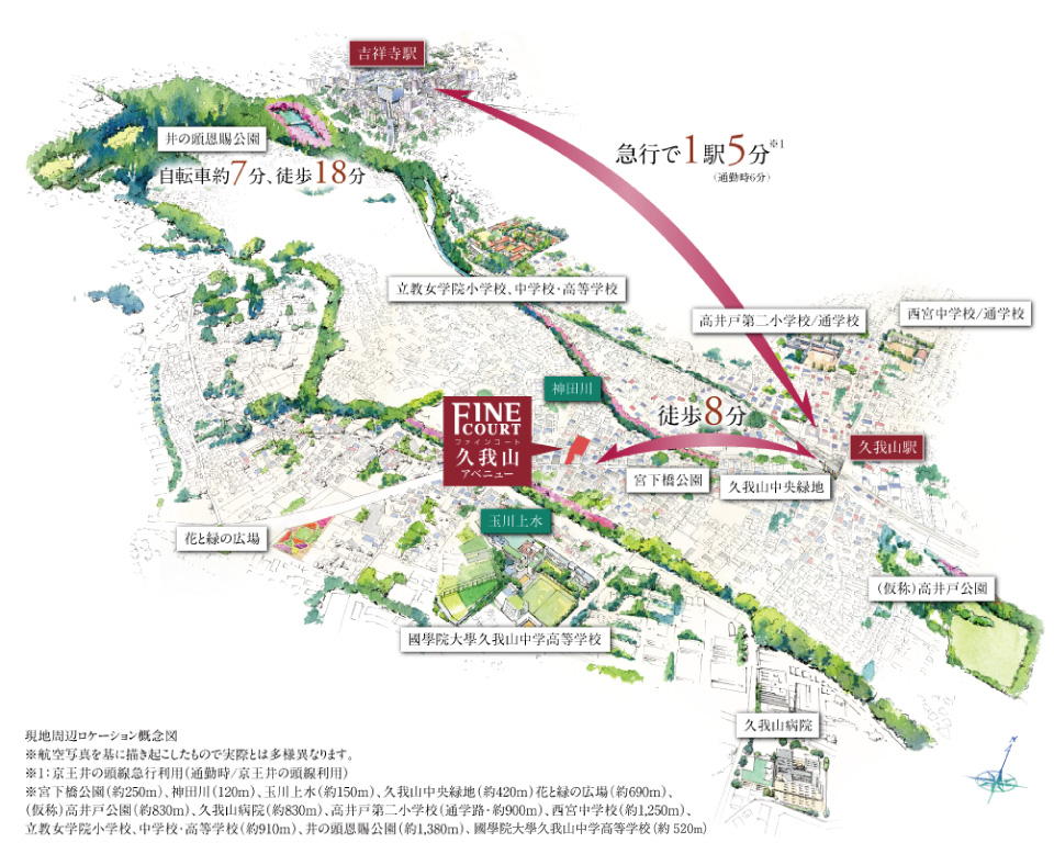 現地ロケーション概念図