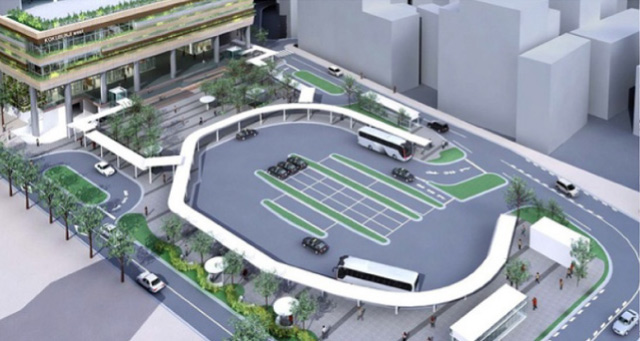 交通広場完成予想図