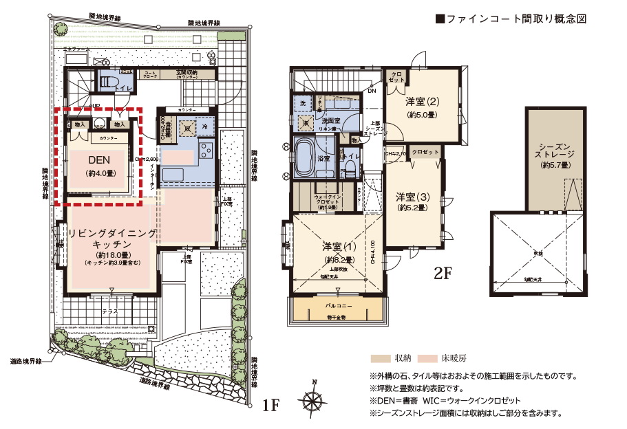 ファインコート間取り概念図