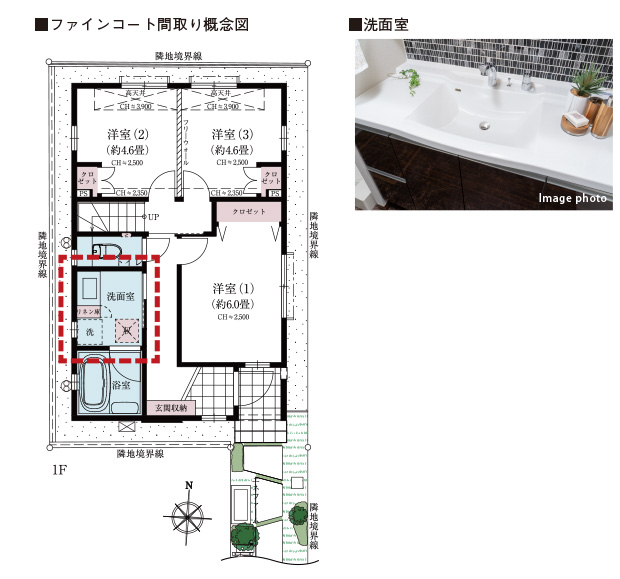 ファインコート間取り概念図