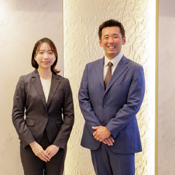 陳絵理氏と川名康介氏
