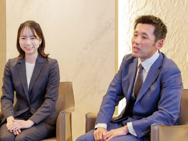 陳絵理氏と川名康介氏