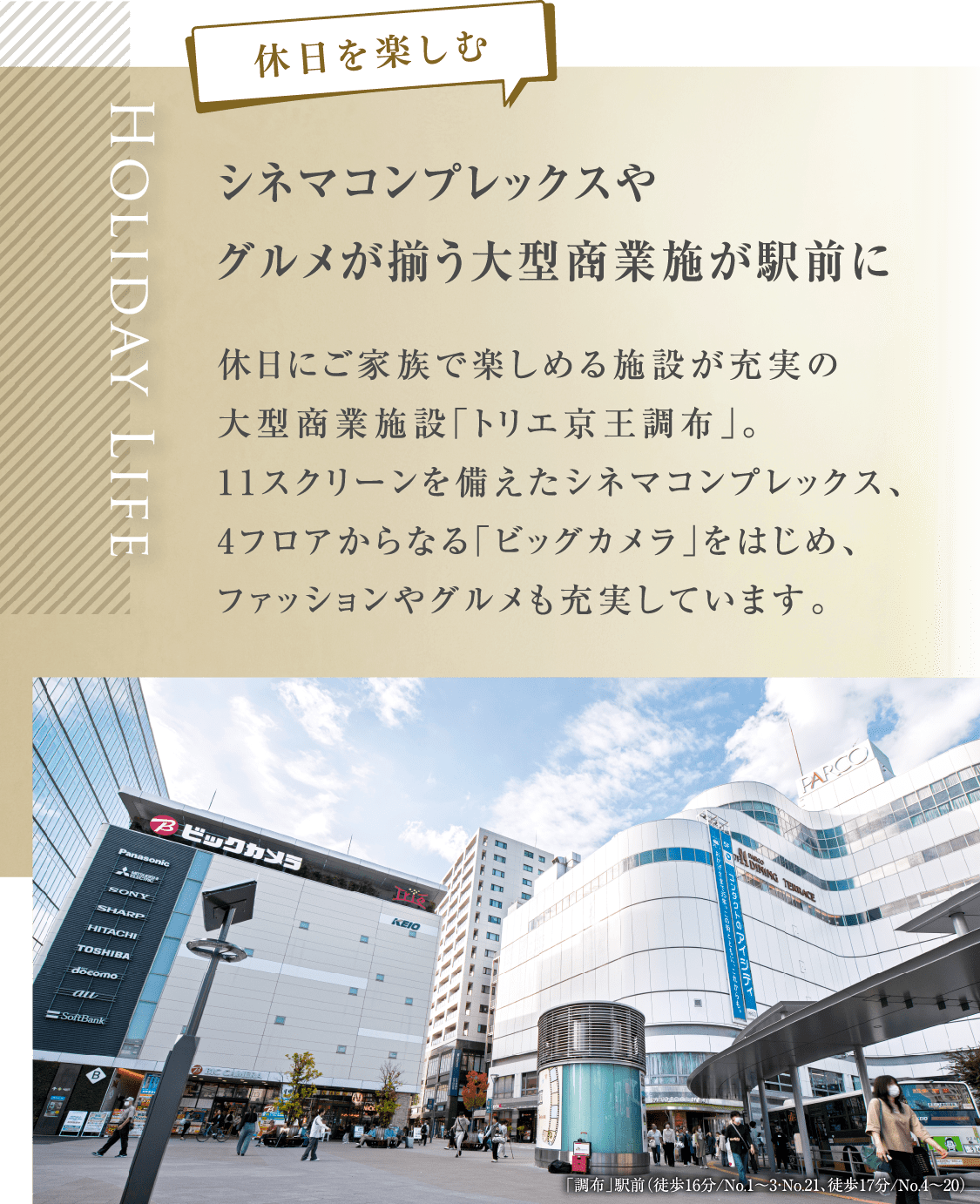 福井様、コメント分 ロケーション / 交通アクセス｜ファインコート調布パーク
