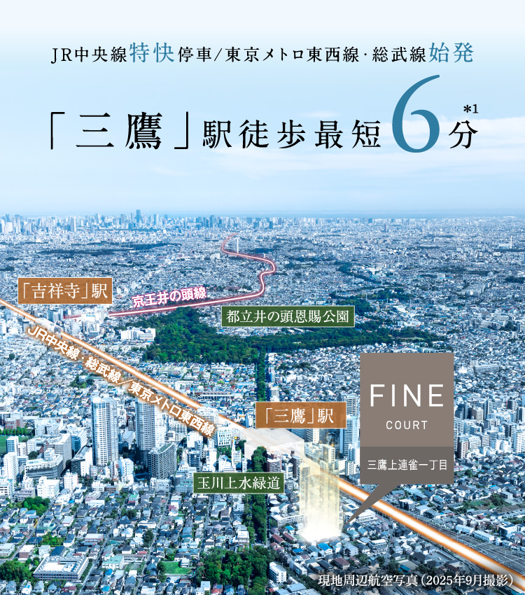 公式】ファインコート三鷹上連雀一丁目｜三井不動産