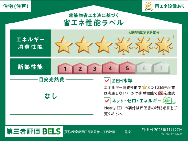 建築物省エネ法に基づく省エネ性能ラベル