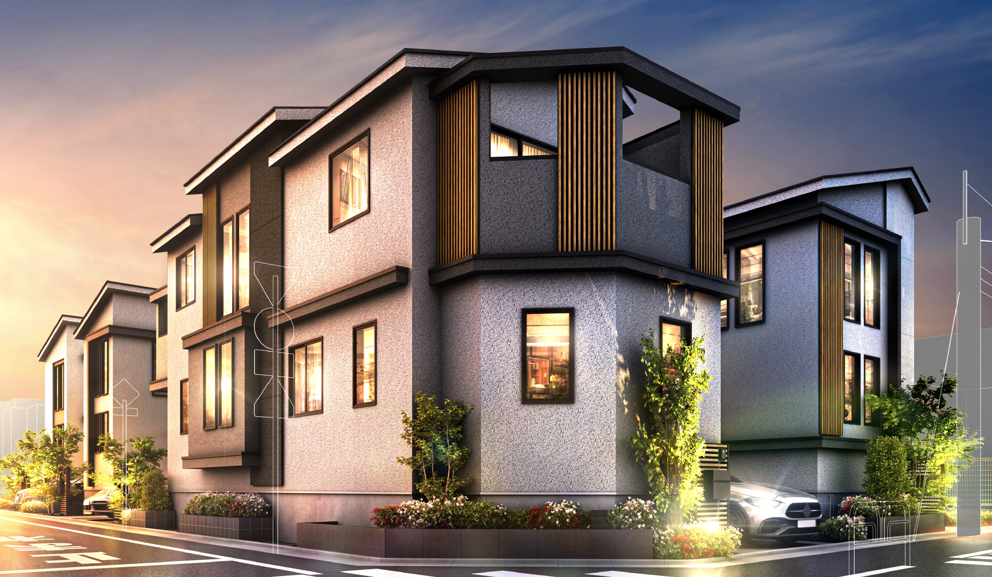 街並み完成予想CG