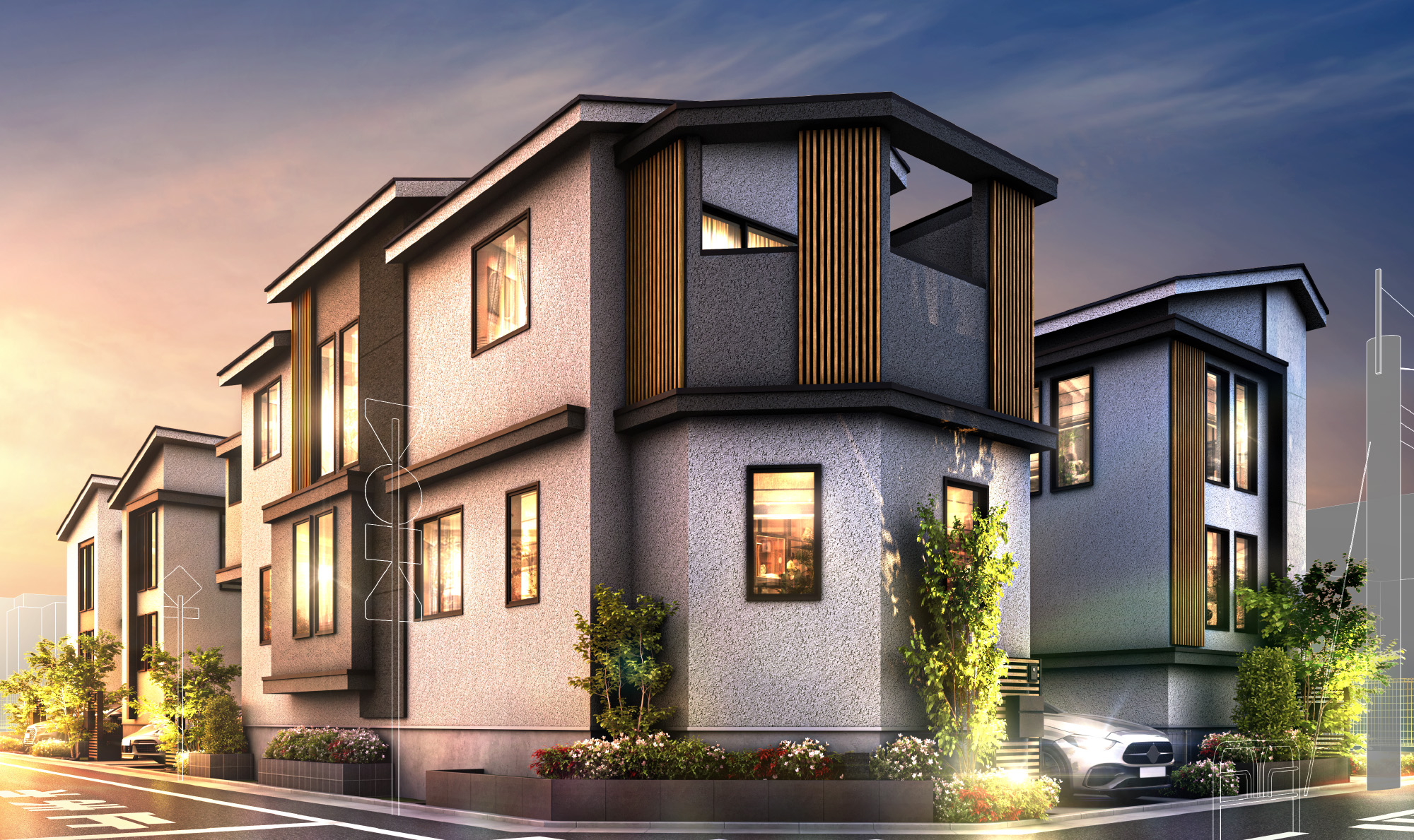 街並み完成予想CG