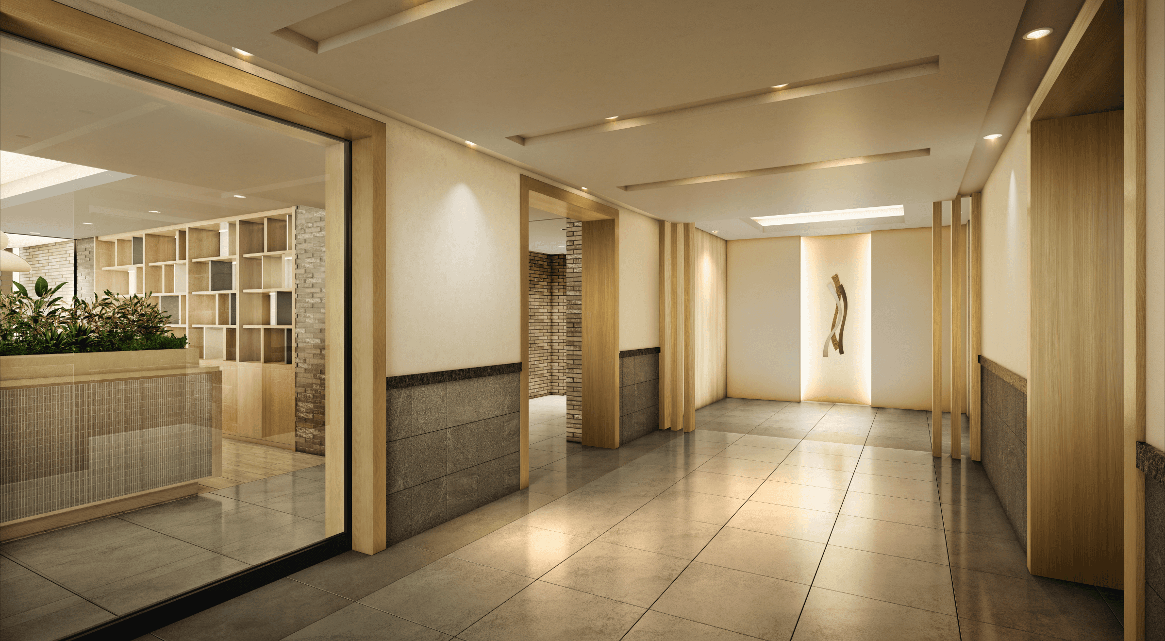 エントランスホール完成予想CG