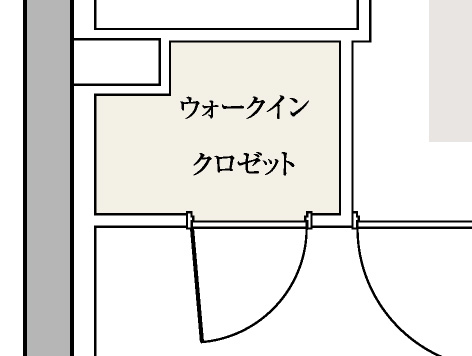 ウォークインクロゼット