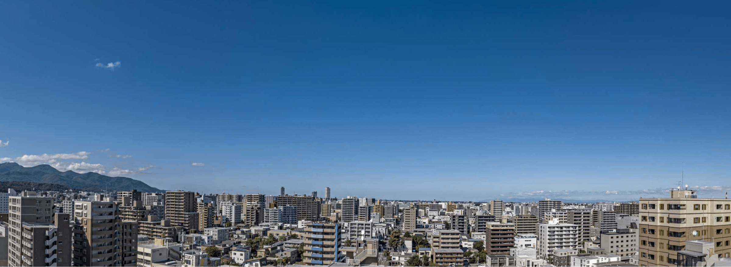 現地14階相当の高さ（約40m）から北側方向を撮影（2024年9月）