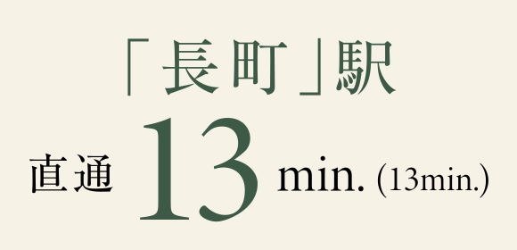 「長町」駅 直通12分（13分）