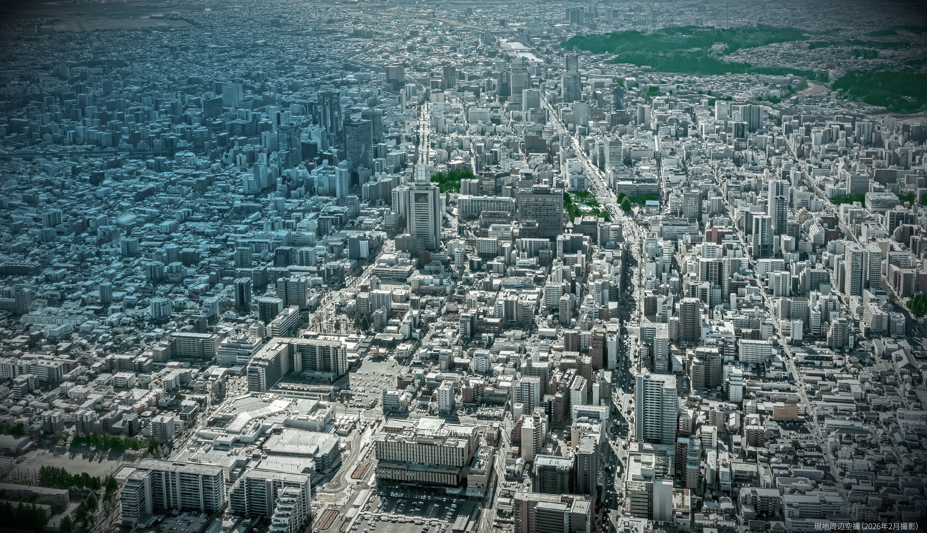現地周辺空撮（2026年2月撮影）