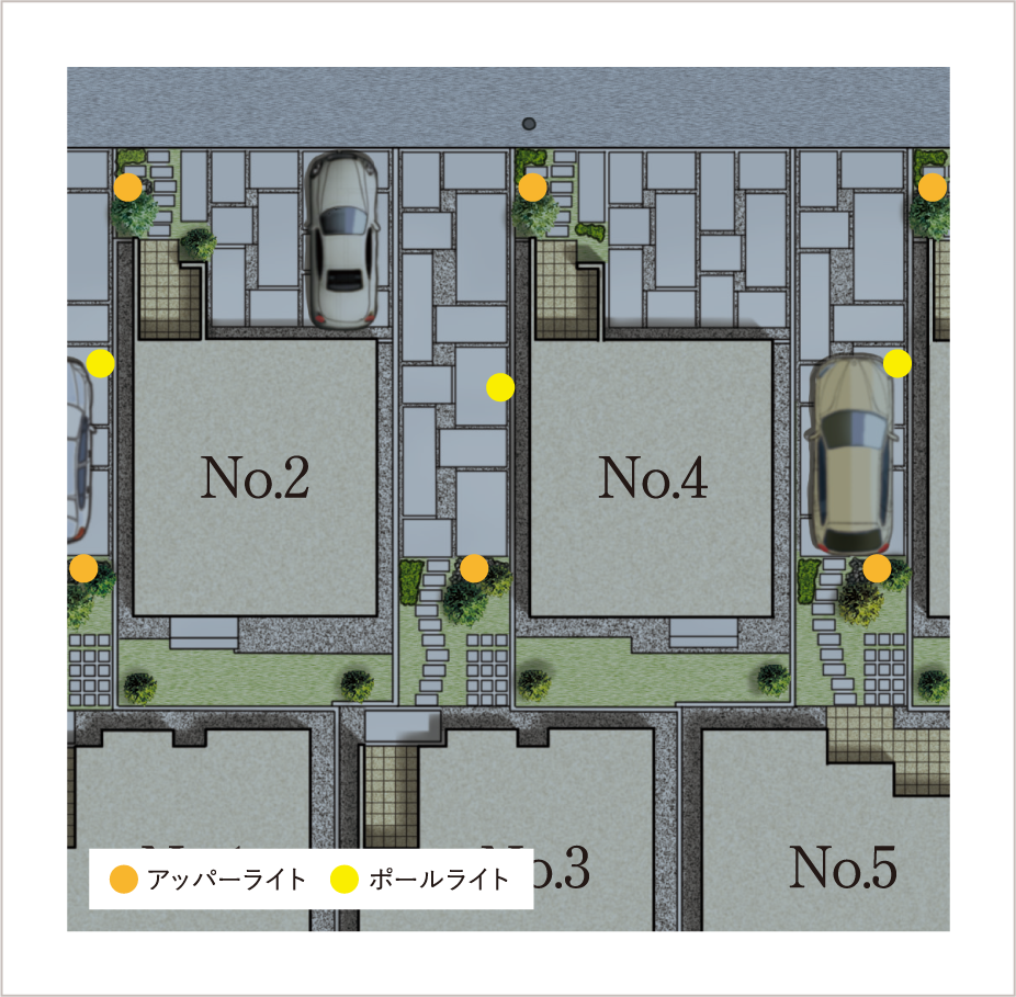 帰りたくなる温かな景観と品位ある街並みを生む照明計画