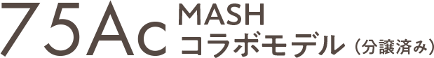 75Ac MASHコラボモデル（分譲済み）