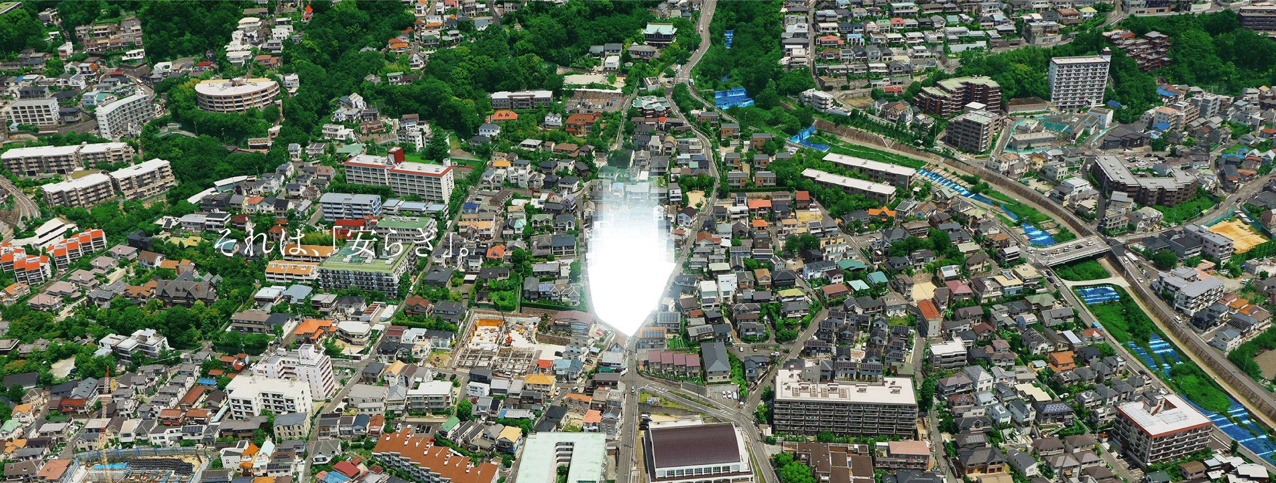 現地周辺の航空写真にCG加工を施した物です。（2026年6月撮影）
