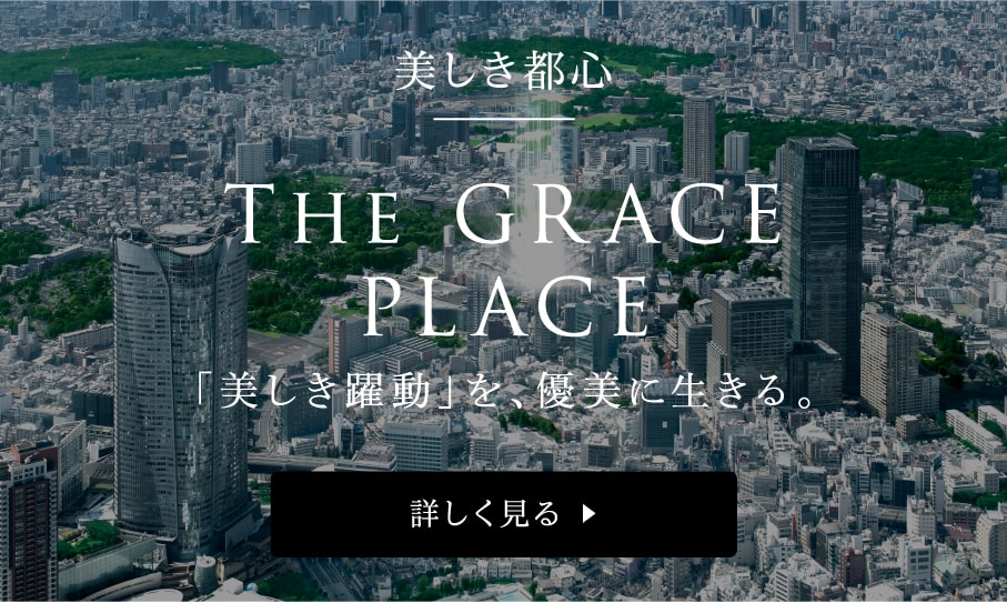 美しき都心 THE GRACE PLACE 「美しき躍動」を、優美に生きる。 詳しく見る