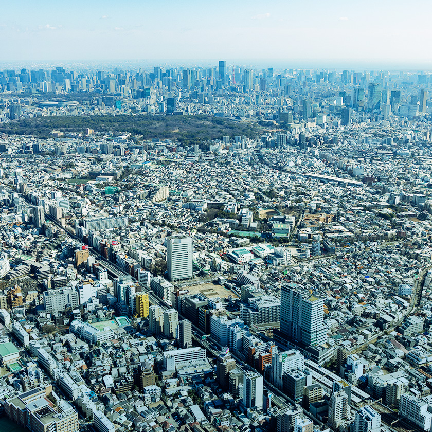 現地周辺の空撮(2024年2月撮影)