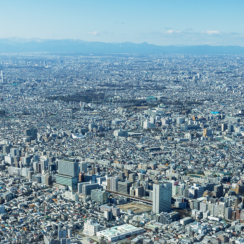 現地周辺の空撮(2024年2月撮影)