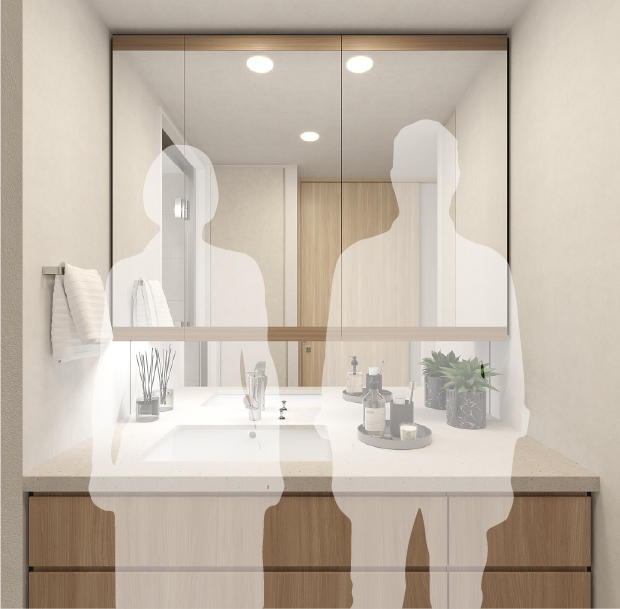 ドレッシングルーム完成予想CG