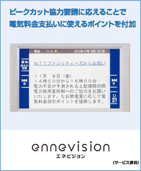 ピークカット協力要請に応えることで電気料金支払いに使えるポイントを付加