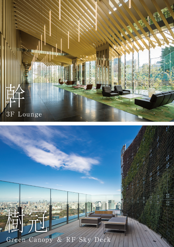 3F Lounge・Green Canopy ＆ RF Sky Deck