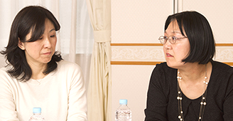 株式会社フォーシーカンパニー 専務取締役の田代氏(左)・取締役の鎌田氏(右)